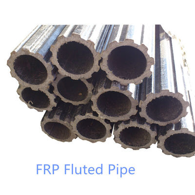 China 38x6mm FRP fluted pipe supplier